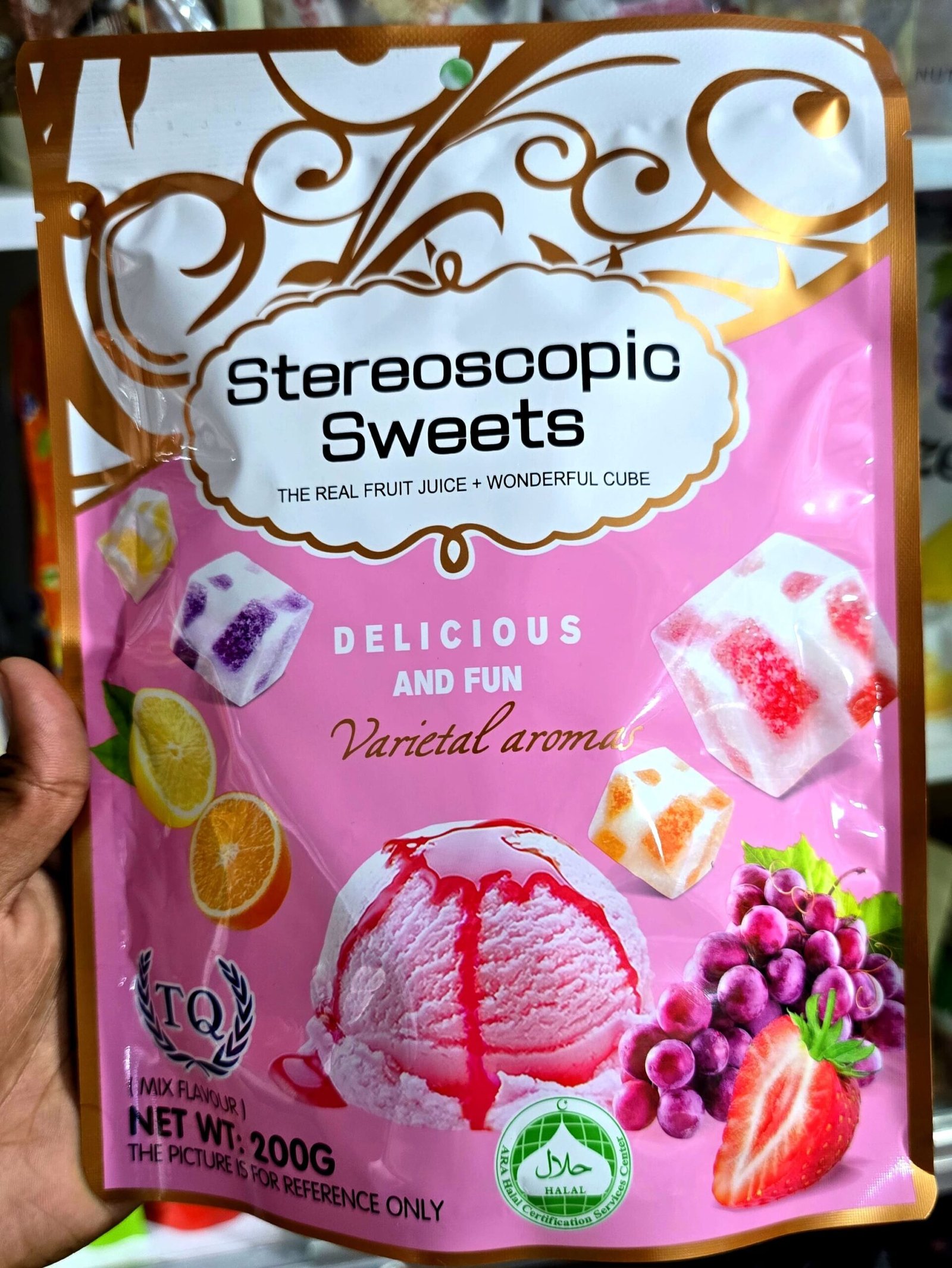 Stereoscopic Sweets The Real Fruit Juice + Wonderful Cube 200gm