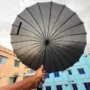24-shik China Umbrella (Black Color)
