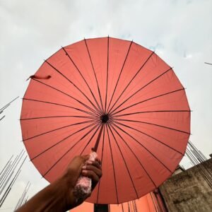 24-shik China Umbrella (Light reddish-pink)