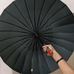 ২৪ শিকের প্রিমিয়াম ছাতা MOON ( Deep Green Color )